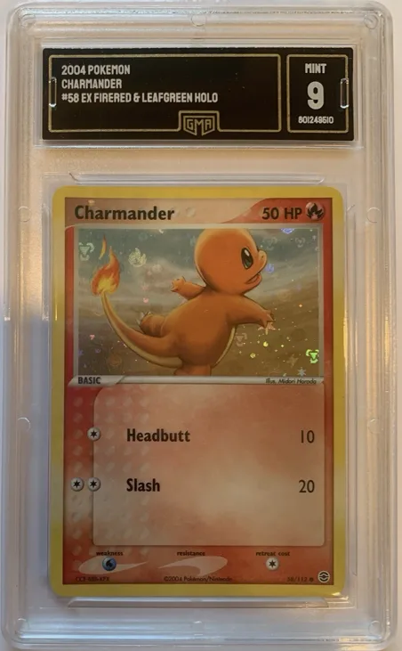 Example of a GMA Grading & Authentication graded slab, front