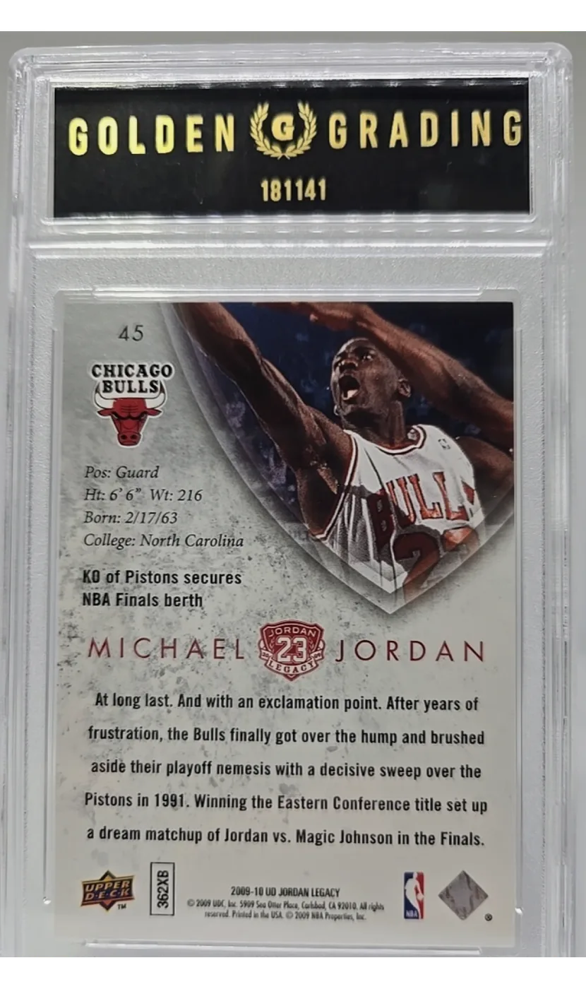 Example of a Golden Grading graded slab, back