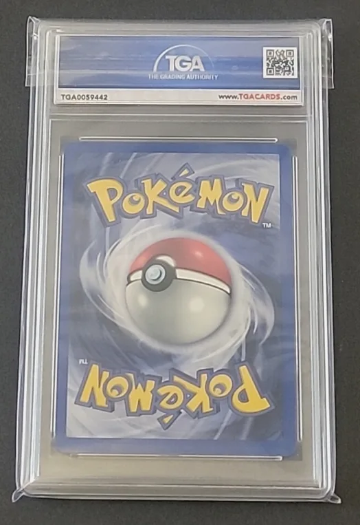 Example of a TGA (True Grade Authentication) graded slab, back