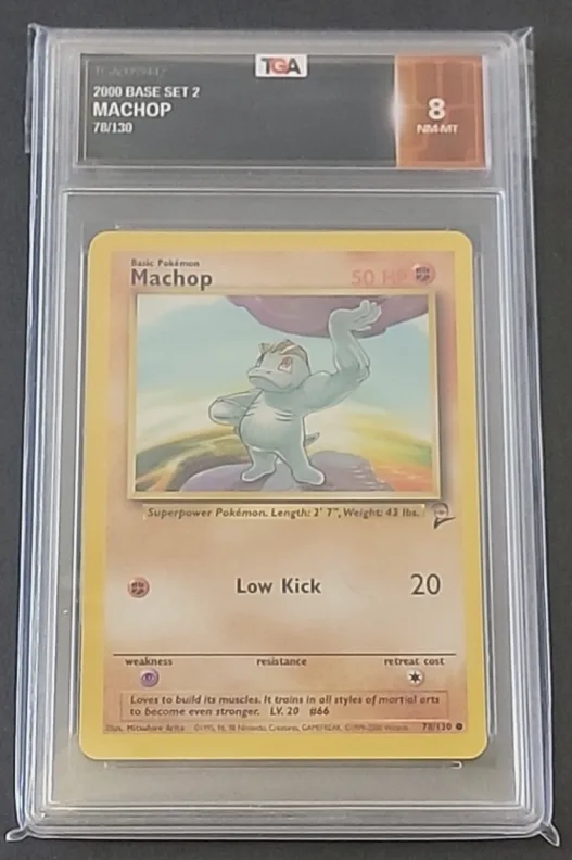 Example of a TGA (True Grade Authentication) graded slab, front