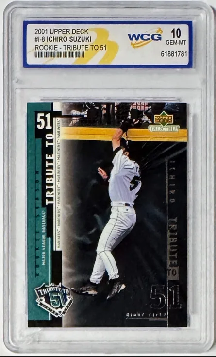 Example of a WCG (World Class Grading) graded slab, front